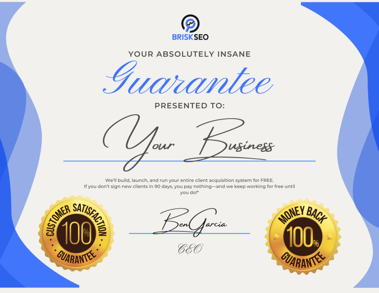 Absolutely Insane Guarantee